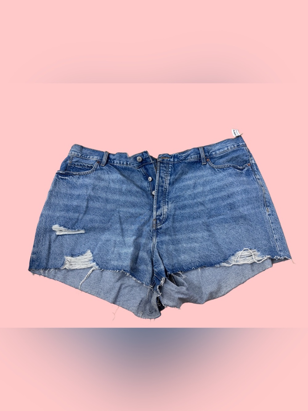 Old Navy Distressed Blue Denim Cutoff Shorts
